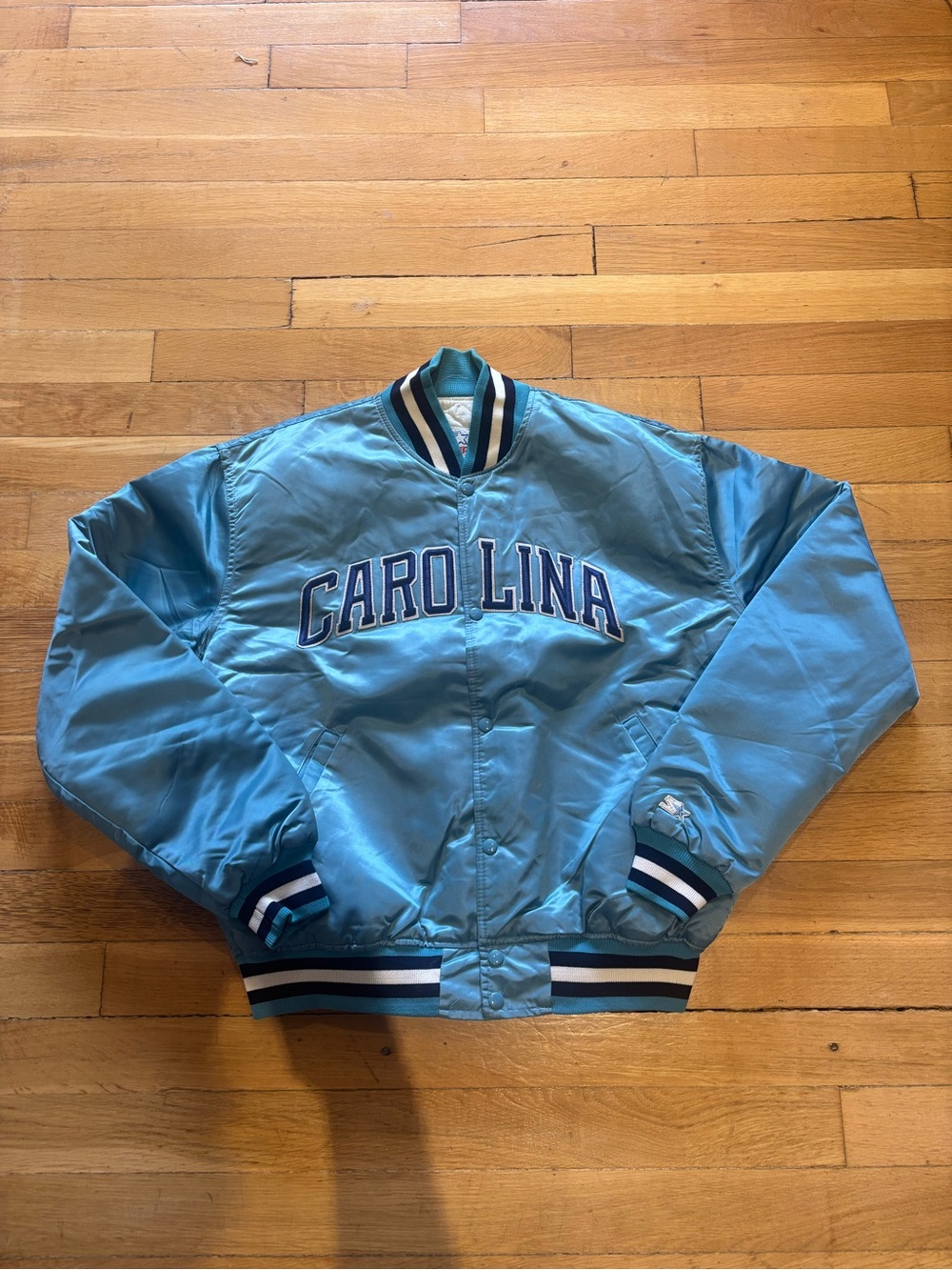 Vintage Starter UNC Tarheels Varsity Jacket Made in USA